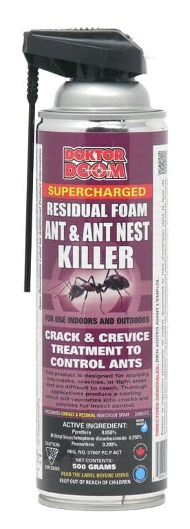 Doktor Doom Supercharged Residual Foam Ant & Ant Nest Killer
