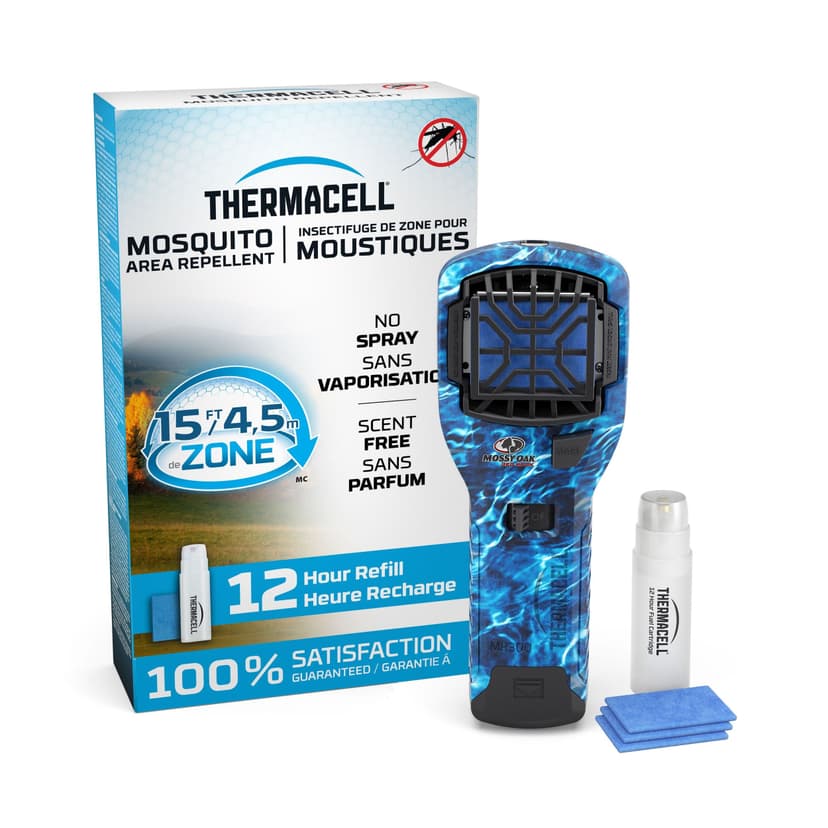 Thermacell Fuel-ZoneGuard Extreme Fuel Powered Mosquito Repeller Fish Pack with 12-Hr Refill
