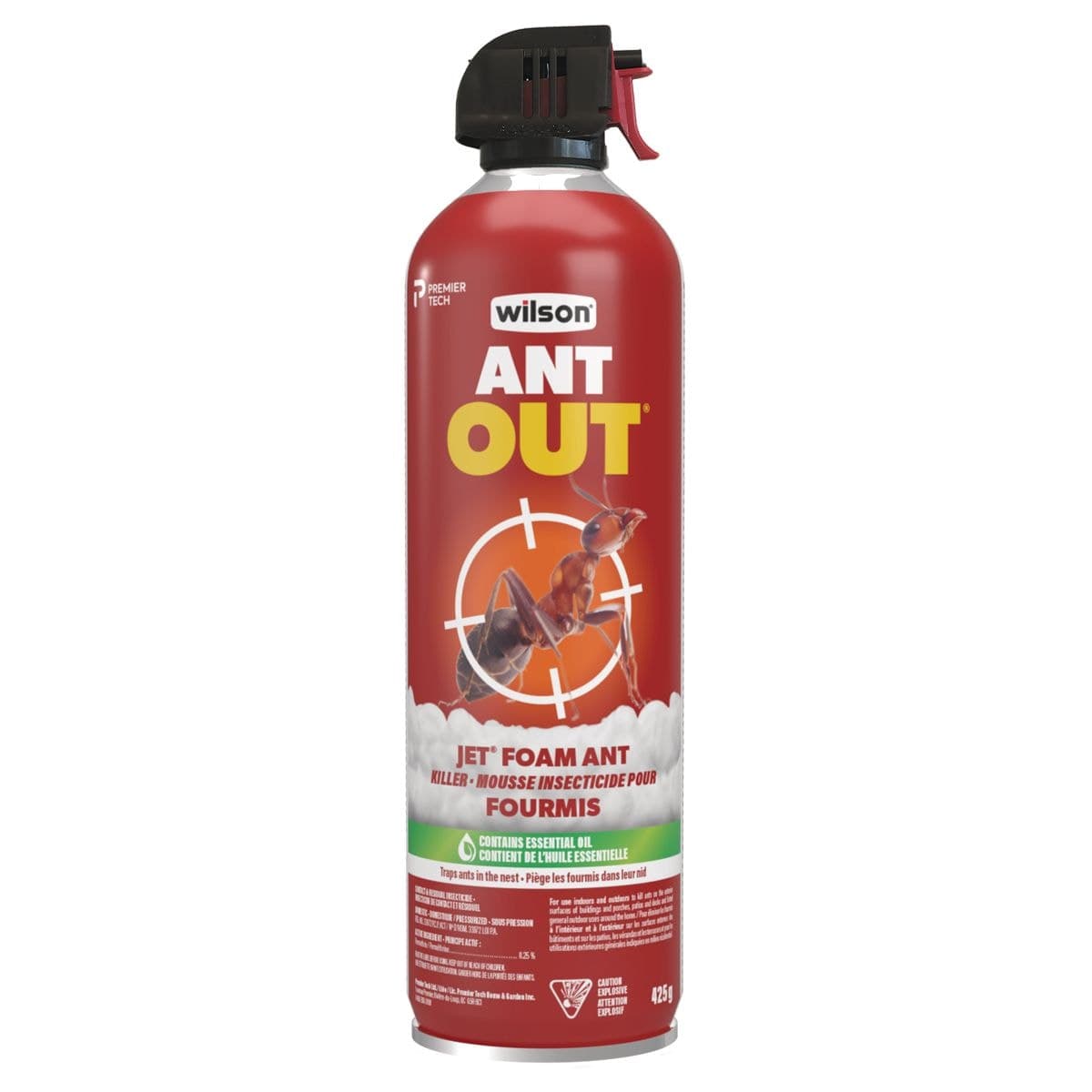 Wilson AntOut Jet Foam Ant Killer, Insecticide, Aerosol Spray, 425-g