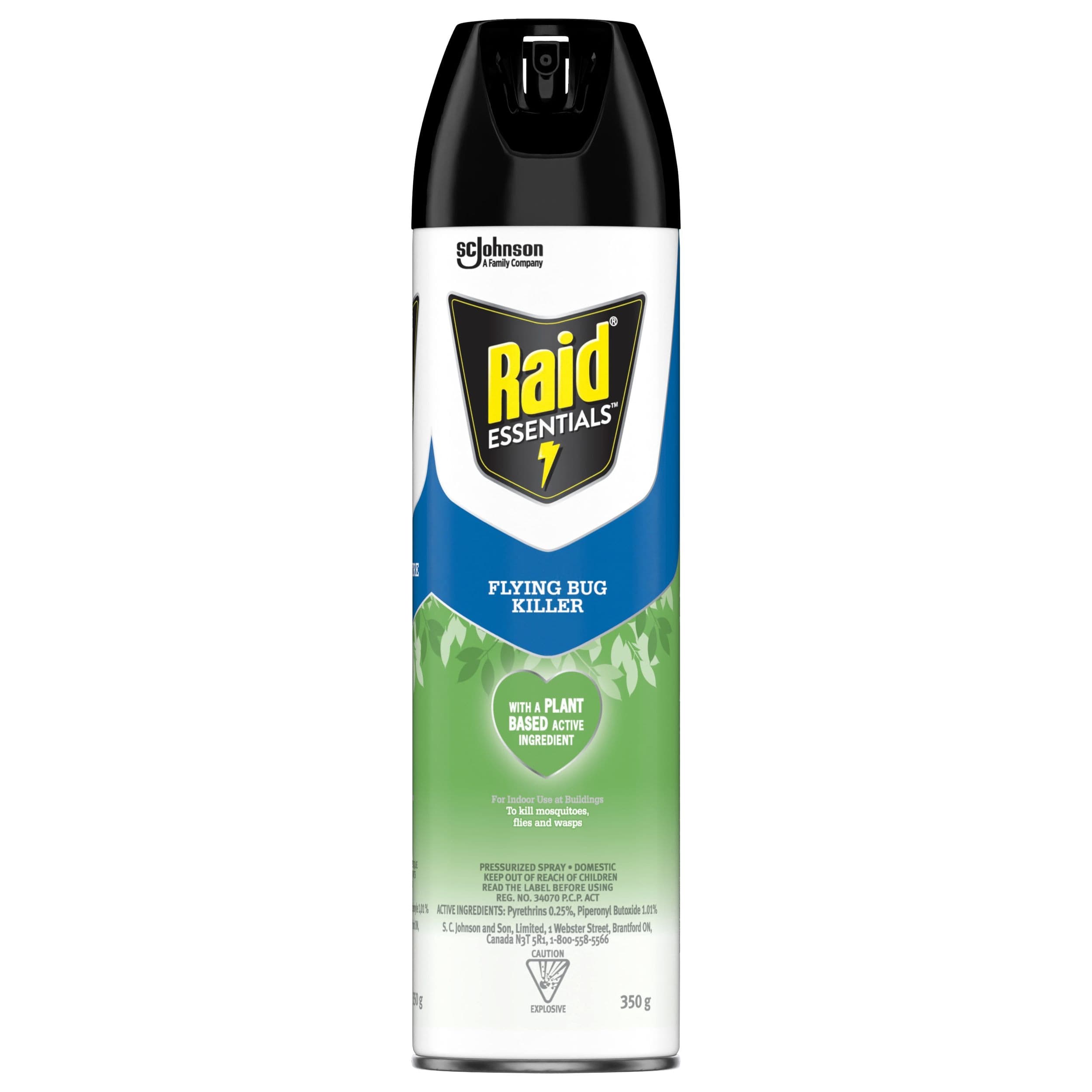 Raid Essentials Fly & Mosquito Killer, 350-g