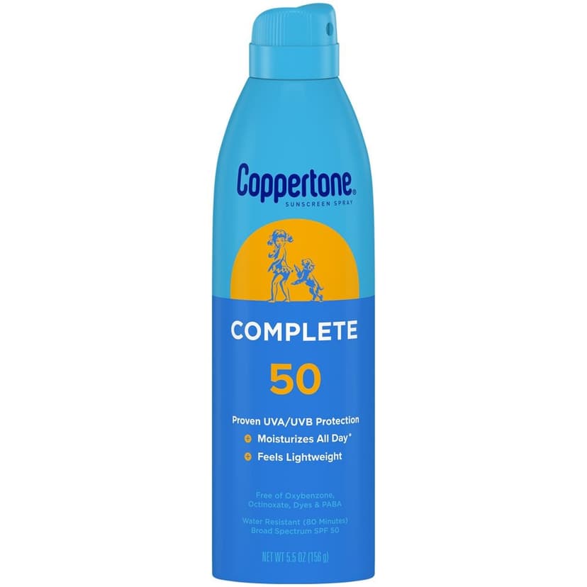 Coppertone Sports SPF 50 Lightweight Mineral Sunscreen Spray, 5.5-oz