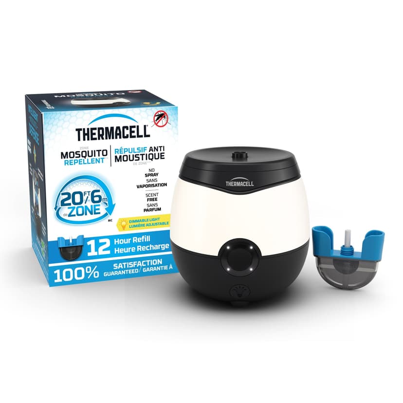 Thermacell E-ZoneGuard Glow Rechargeable Mosquito Repeller + Lantern with 12-Hr Refill and 5.5-Hr Battery