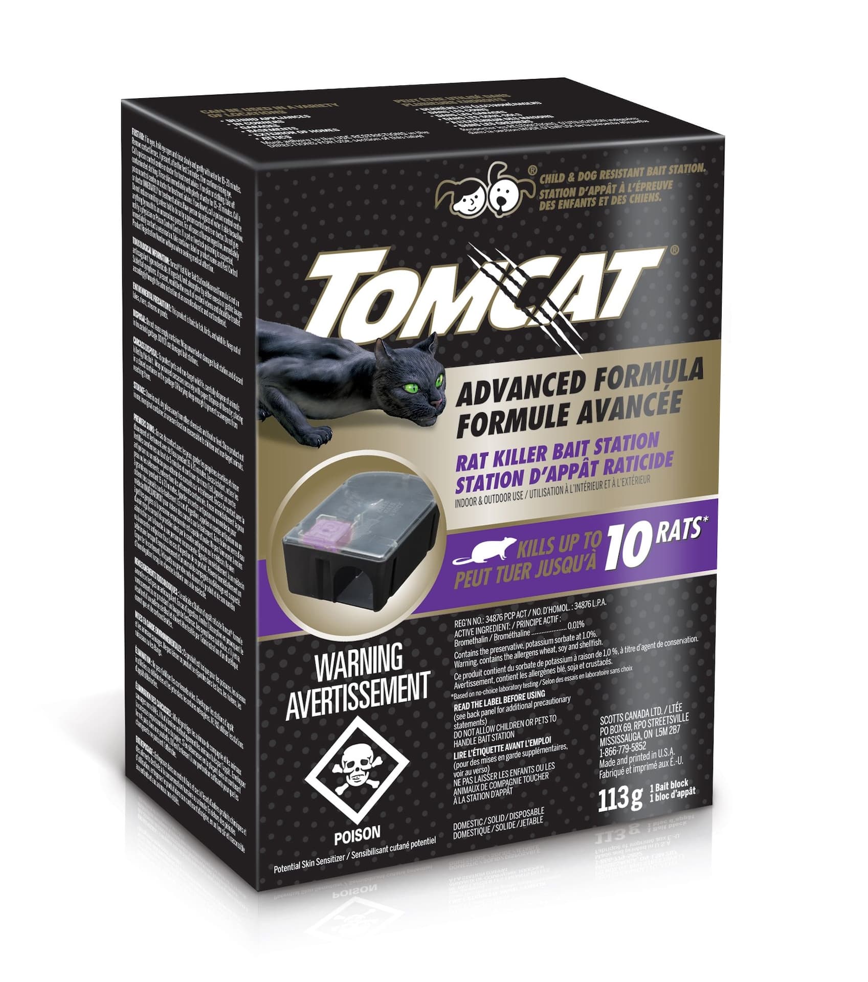 Tomcat Advanced Disposable Rat Killer, Ready-to-Use