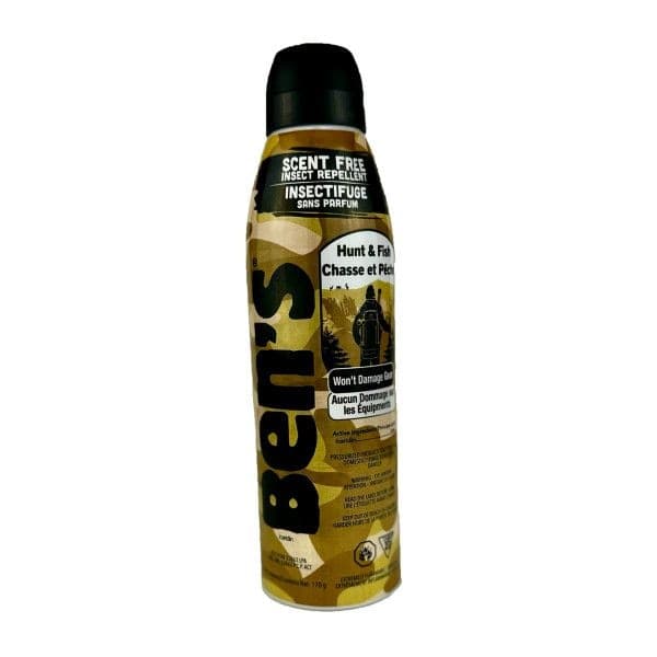Ben's Hunt and Fish Insect Repellent, Gear Safe, Scent-Free, 170-g