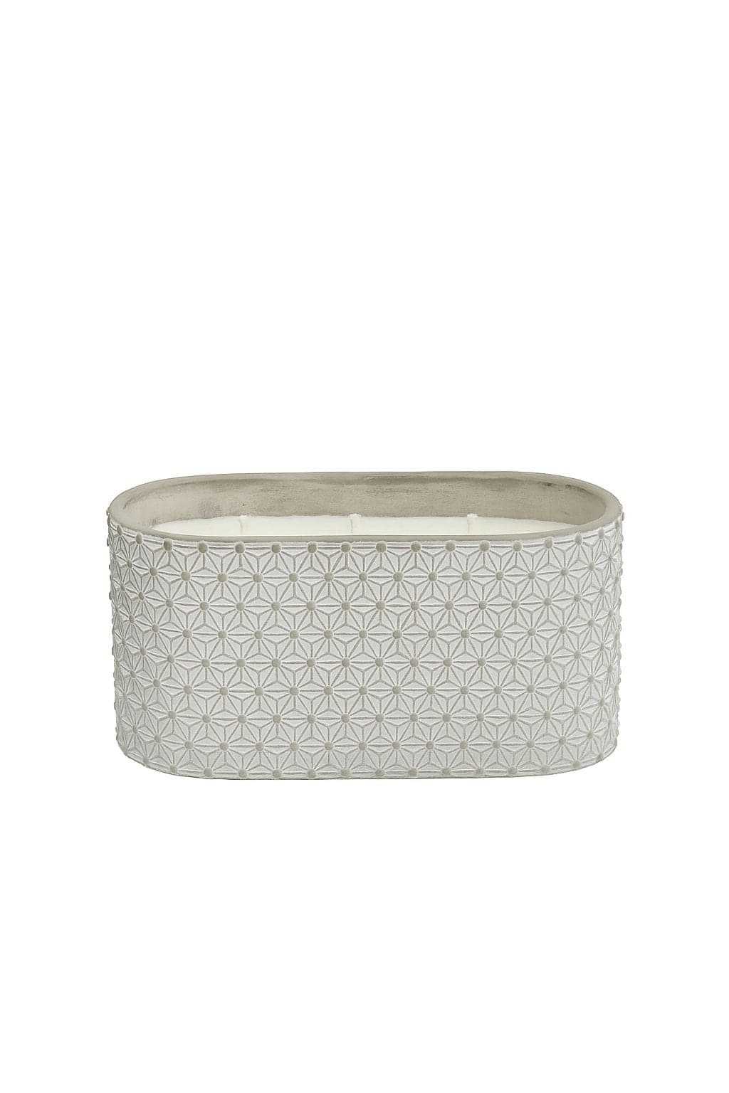 Citronella Small Grey Terrazzo Candle, 3-Wick