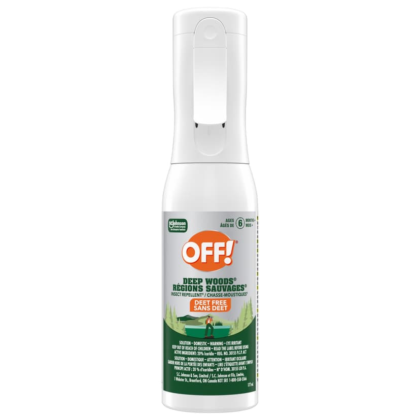 OFF Deep Woods Deet Free Misting Spray, 170-g
