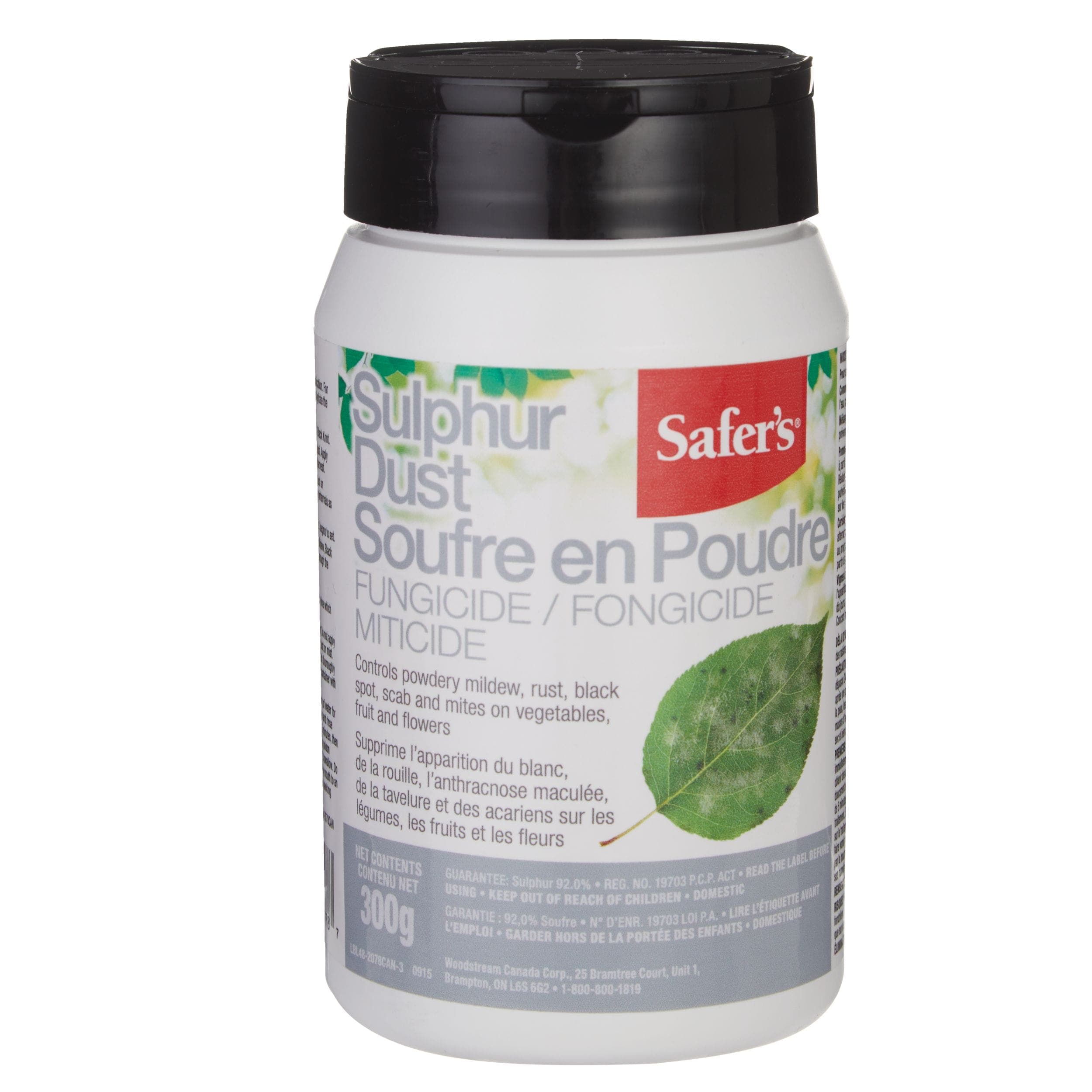 Safer's Sulphur Dust Fungicide and Miticide, 300-g