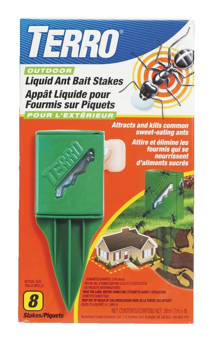 Terro® Outdoor Liquid Ant Bait Stakes, 8-pk