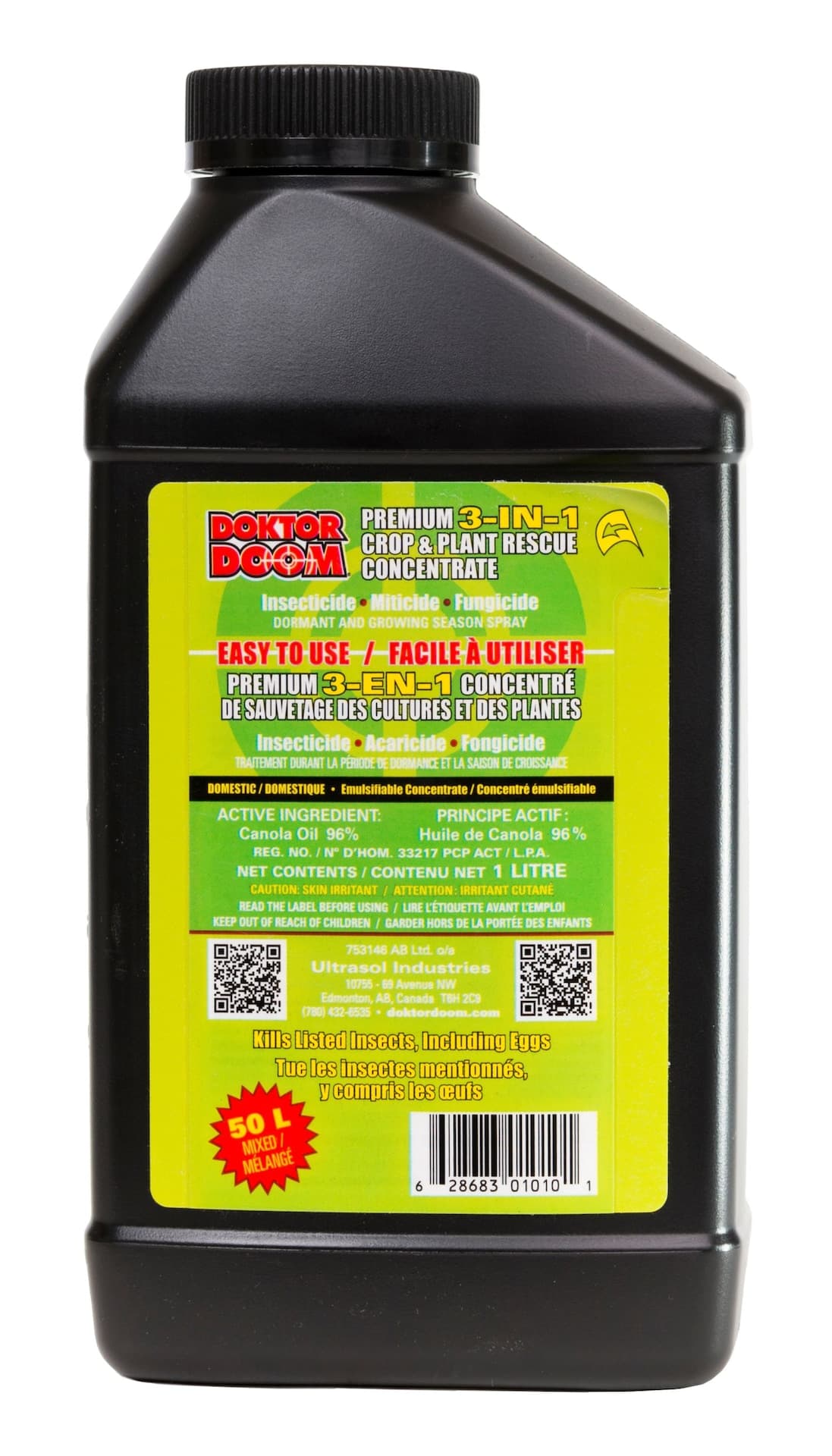 Doktor Doom Premium Indoor/Outdoor 3-in-1 Crop & Plant Rescue Concentrate, 1-L