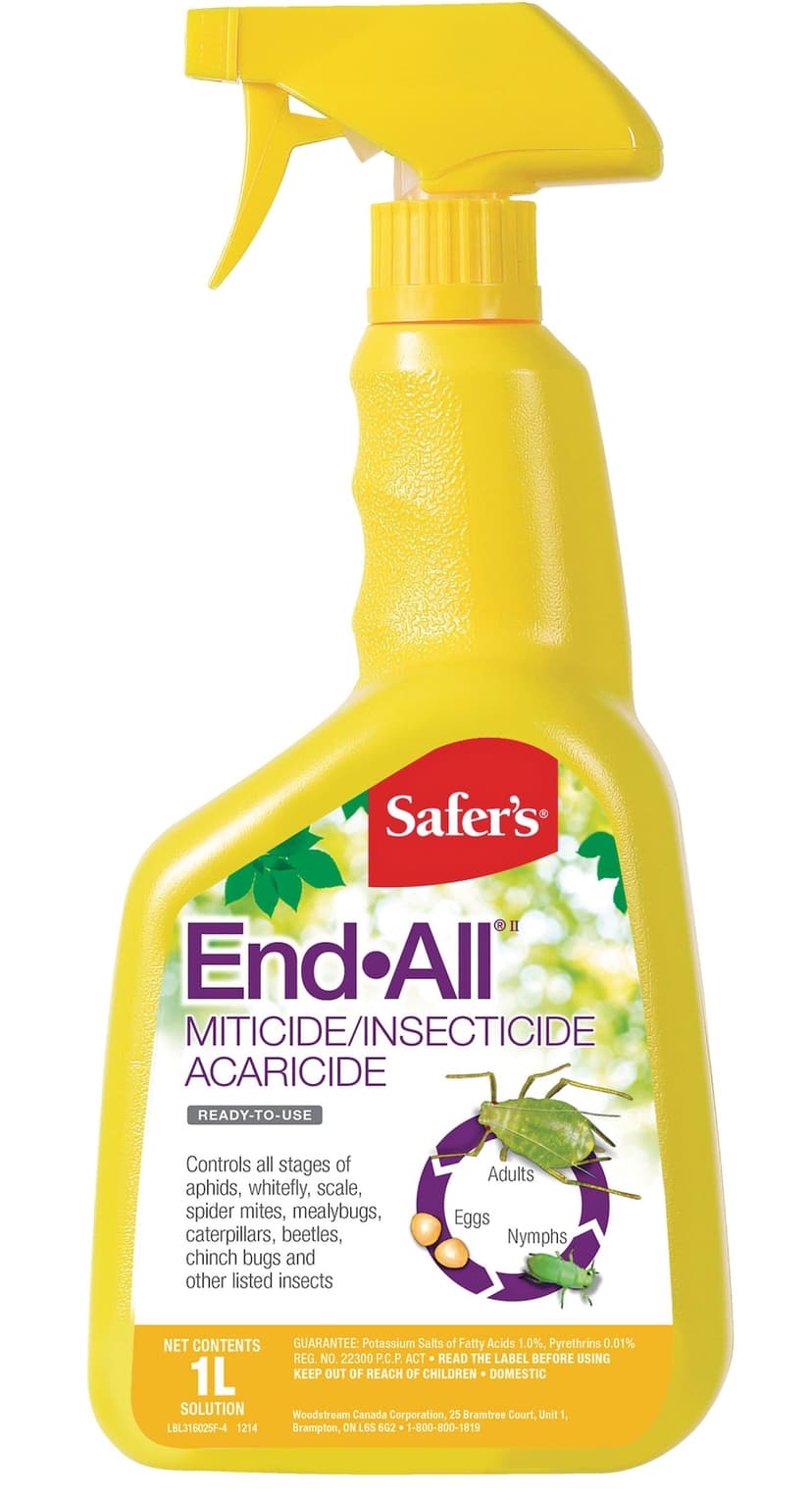 Safer's End ALL Ready-To-Use Miticide/Insecticide/Acaricide Concentrate, 1-L