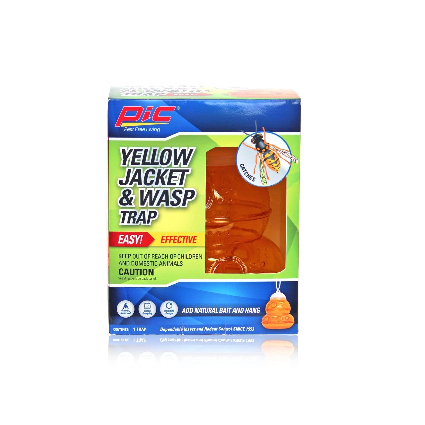 PIC Pest Free Living Yellow Jacket, Hornet & Wasp Trap