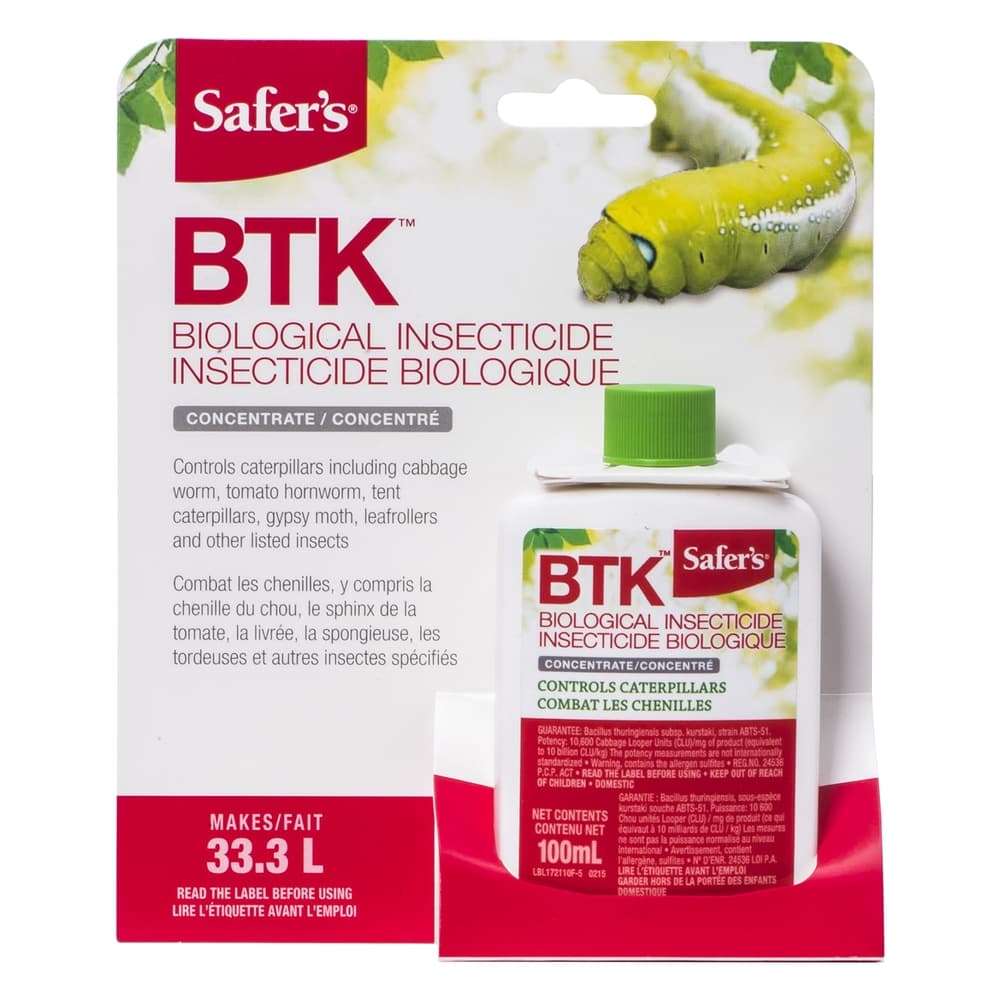 Safer's BTK Insecticide, 100-mL