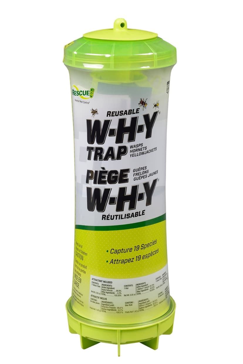 RESCUE! Reusable W.H.Y Trap for Wasps, Hornets & Yellowjackets