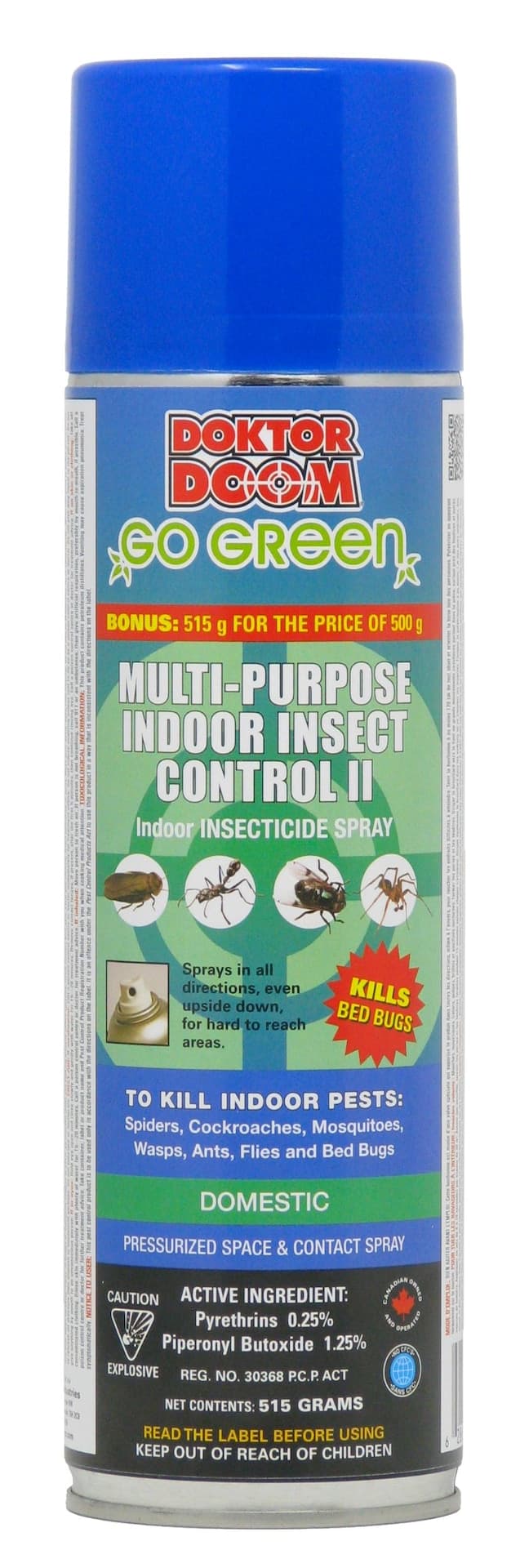 Doktor Doom Go Green Indoor Multi-Purpose Insect Killer II, 420-g