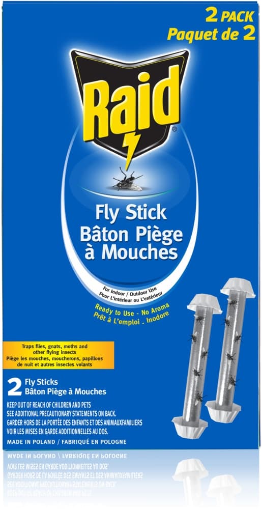 Raid® Indoor Fly Stick Trap, 2-pk