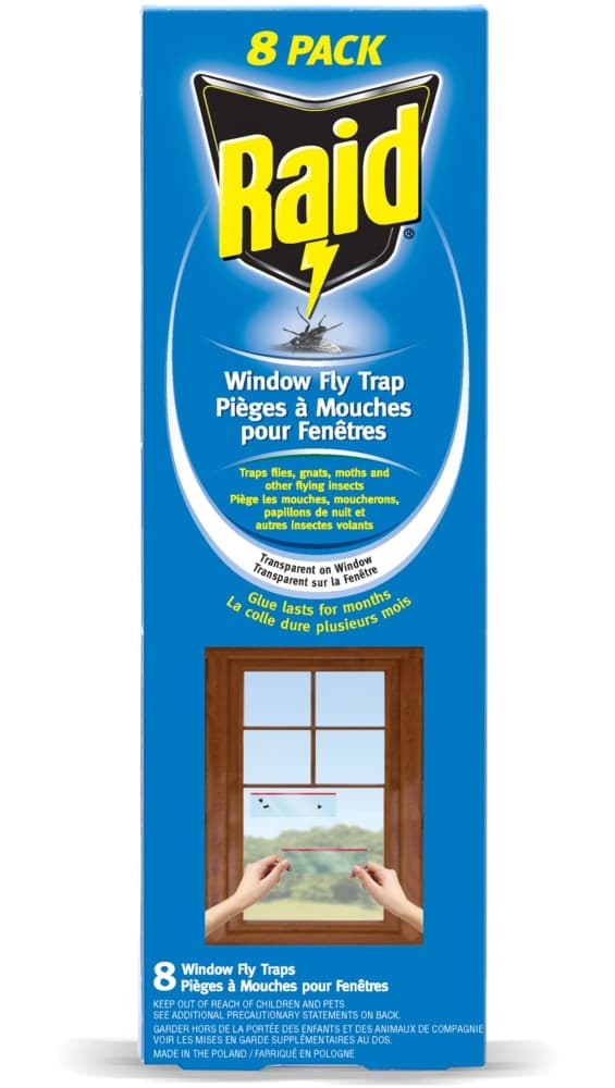Raid® Window Fly Trap, 8-pk
