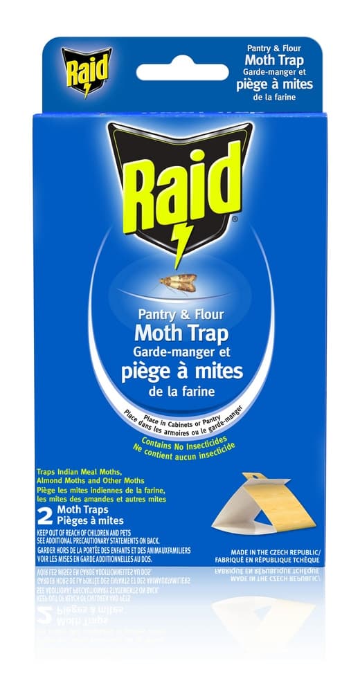 Raid® Indoor Pantry & Flour Moth Trap, Odourless, 2-pk