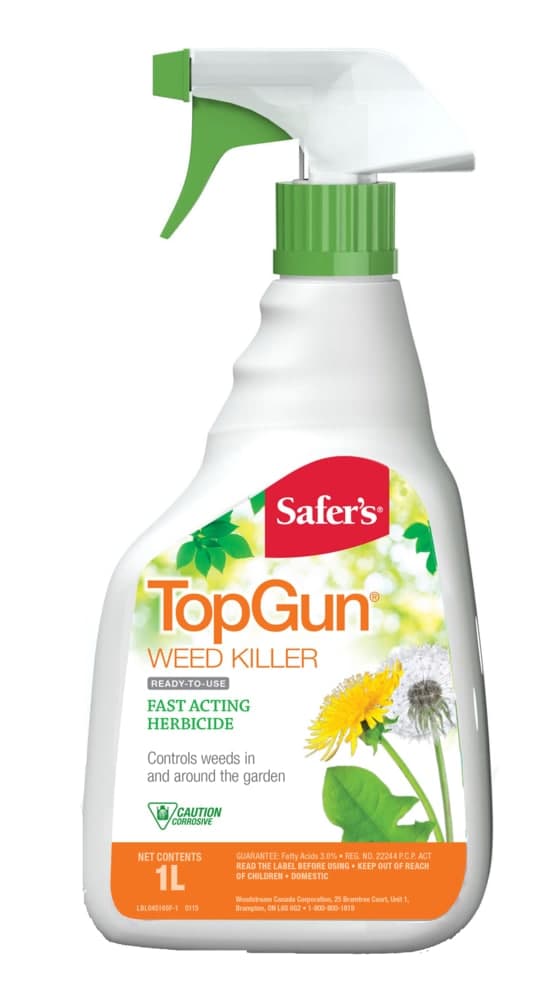 Safer's Top Gun Ready-to-Use Weed Killer Spray, 1-L