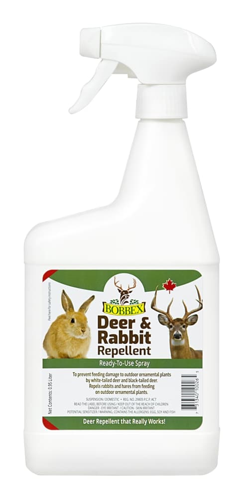 Bobbex Ready-to-Use Deer & Rabbit Repellent Concentrate Spray 0.95-L