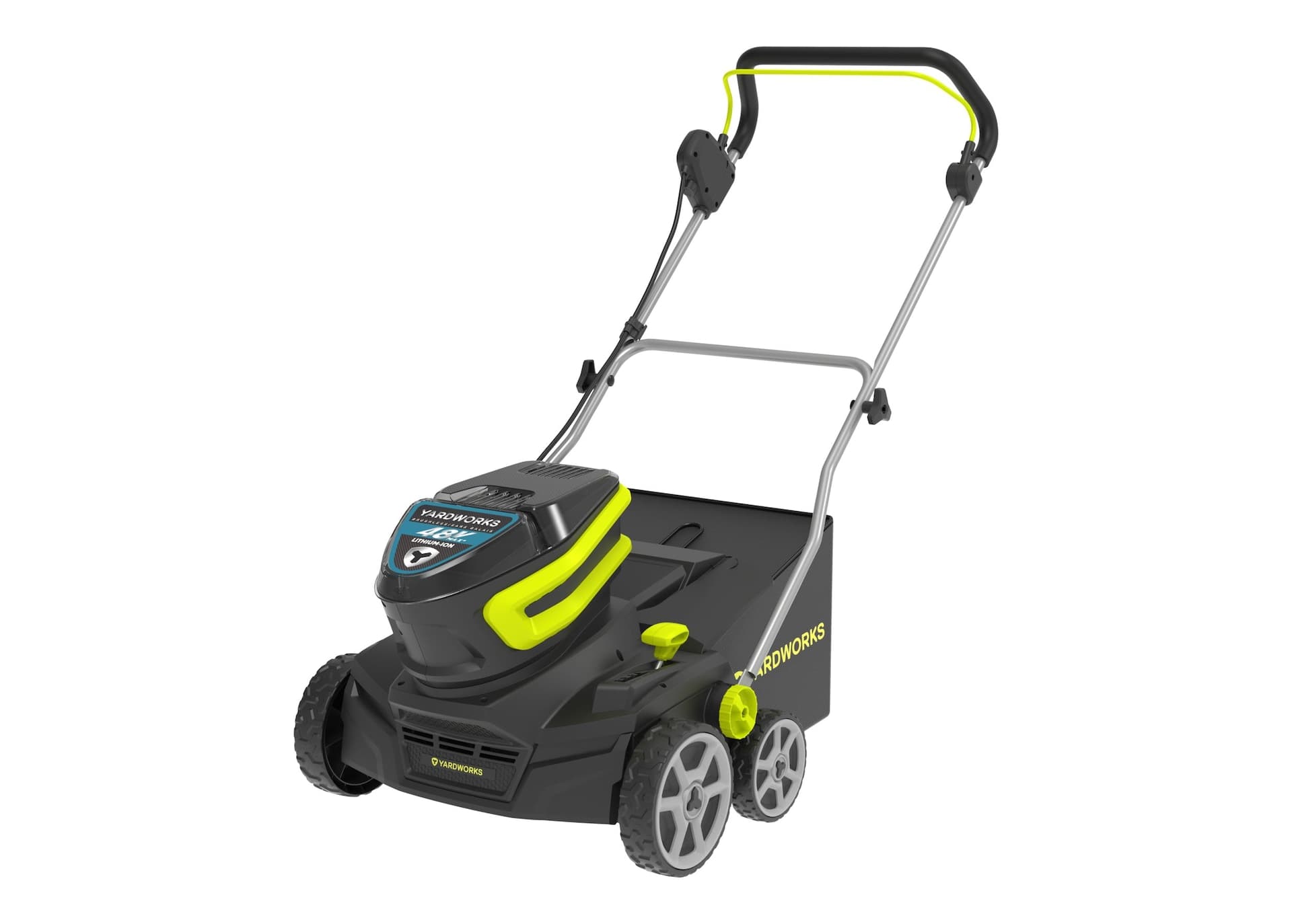 Yardworks 48V Max* Cordless Brushless Dethatcher, 14-in