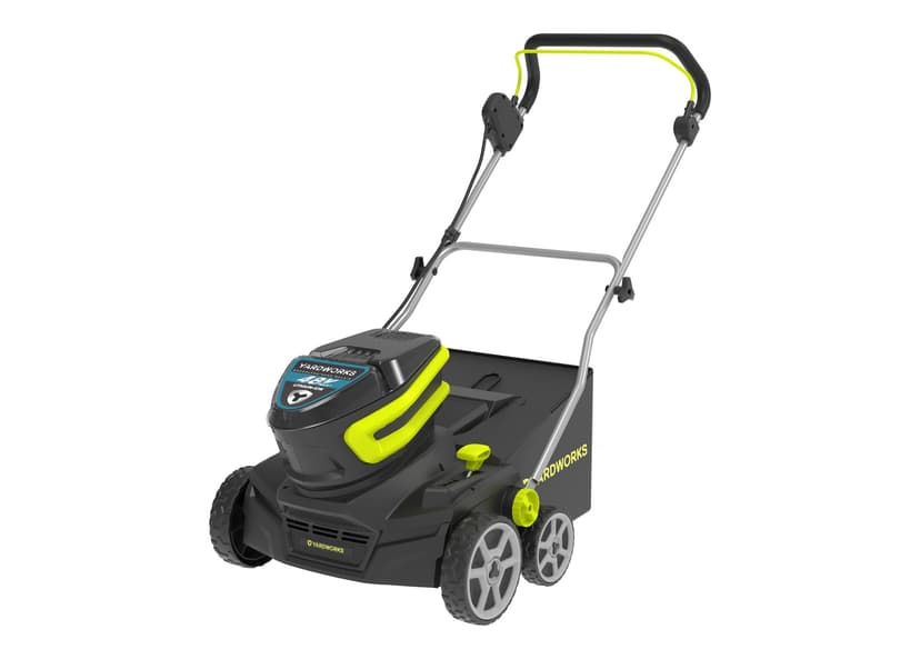 Yardworks 48V Max* Cordless Brushless Dethatcher, 14-in