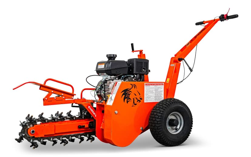 Detail K2 OPT118 18-in 7 HP Gas-Powered Trencher with 5 Depth Positions
