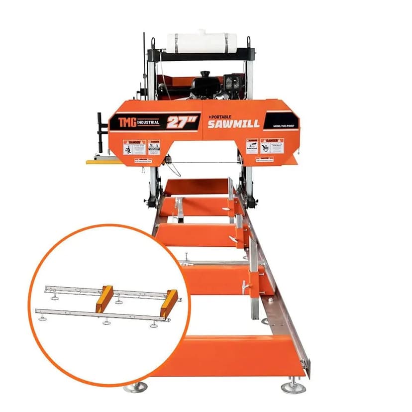 TMG Industrial Sawmill Extension Kit for PSM26 and PSM27, 4-ft