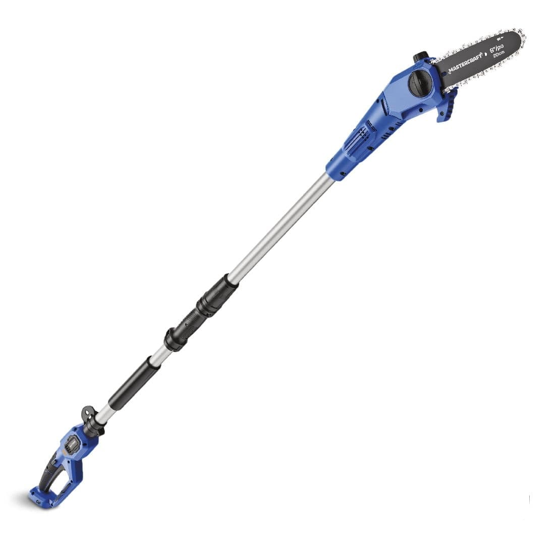 Mastercraft 20V Cordless 8-in Pole Saw with PWR POD 2 Ah Battery and Charger