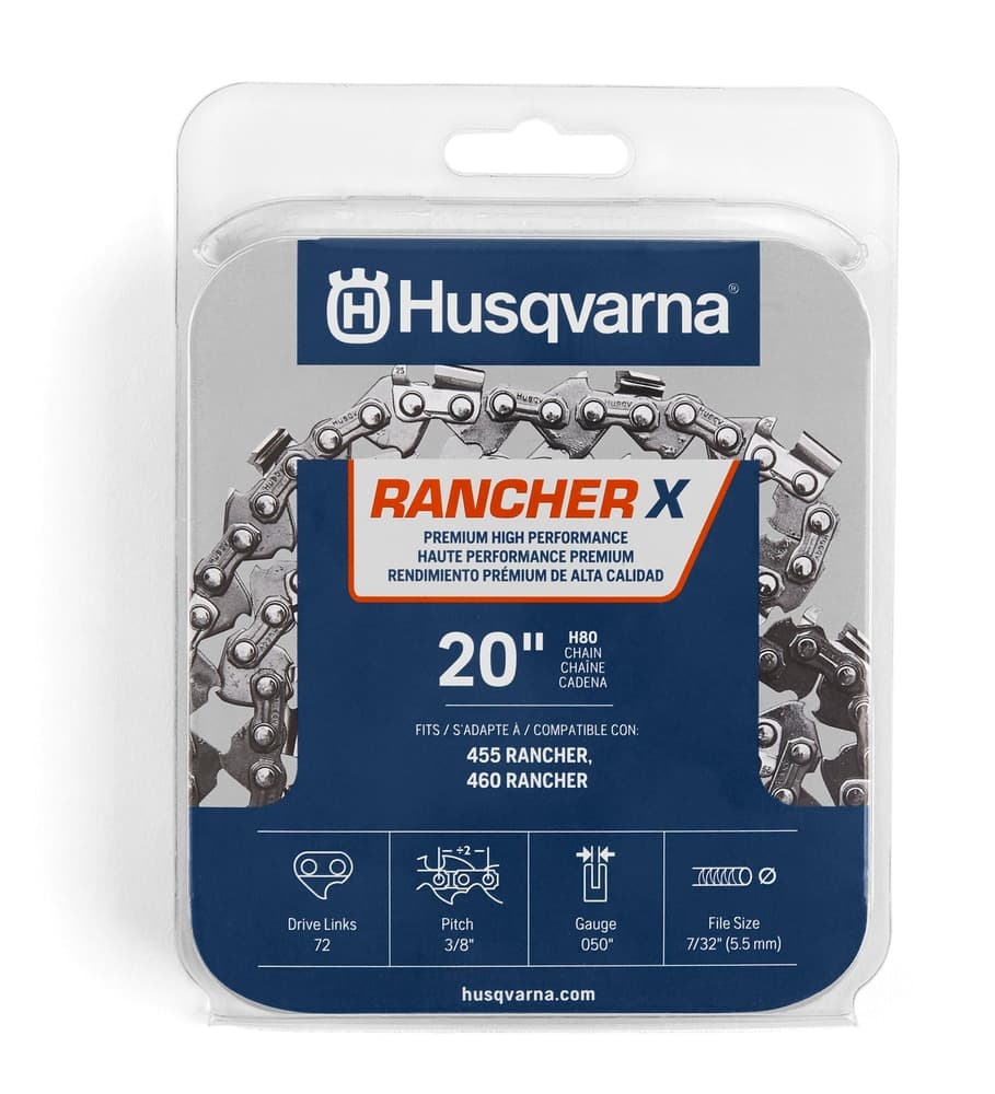 Husqvarna X-Cut SP33G Replacement Chainsaw Chain, 0.325-in Pitch, 050-Gauge, 20-in
