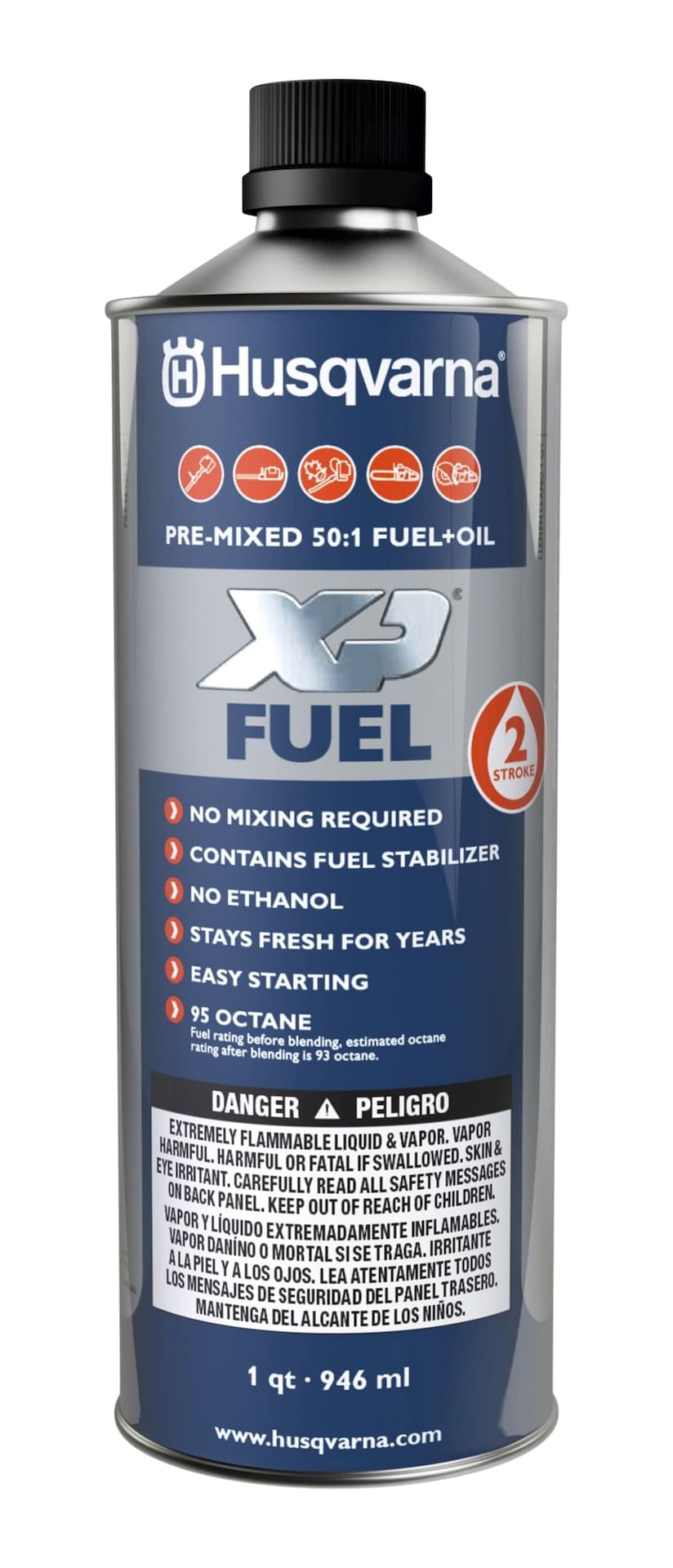 Husqvarna XP+ Pre-Mixed Fuel & Oil 50:1, 946 mL