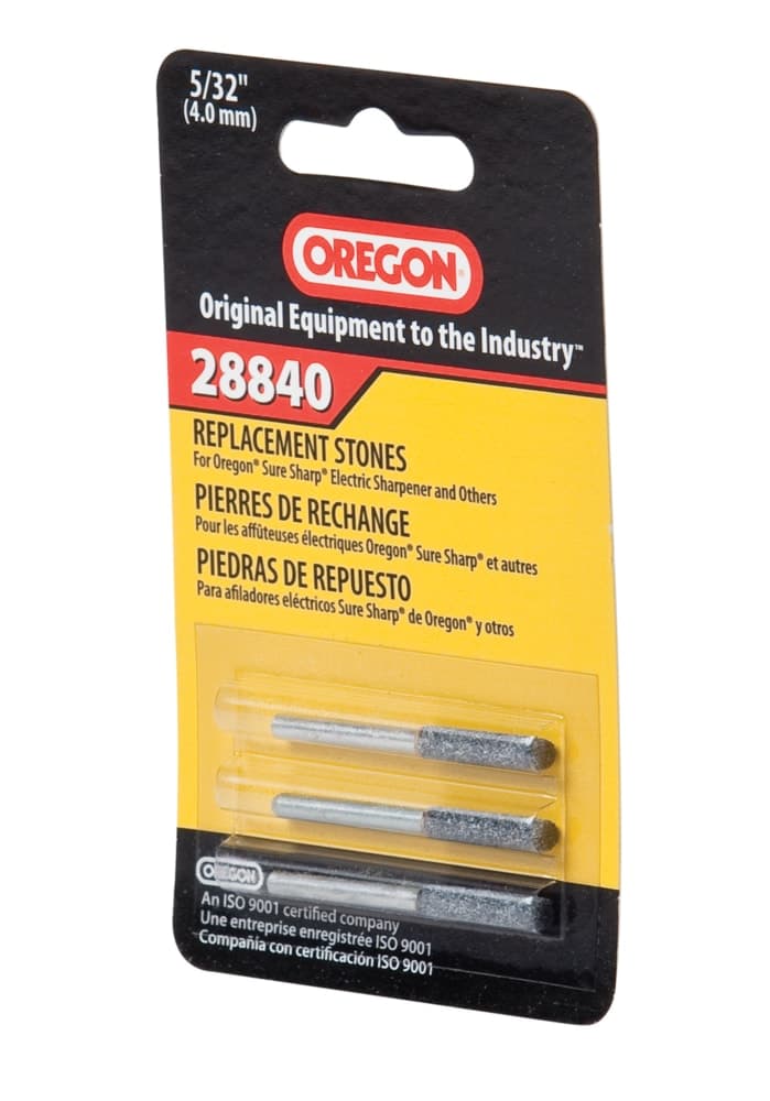 Oregon 28840 Replacement Chainsaw Sharpener Stone, 3-pk, 5/32-in