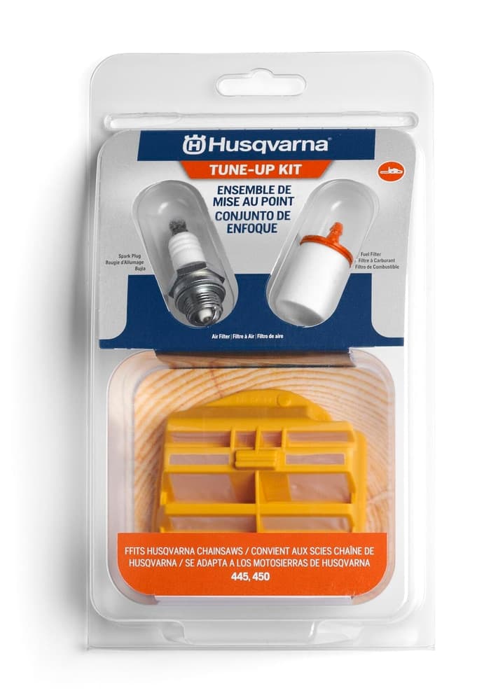Husqvarna 599333601 445 & 450 Main Chainsaw Maintenance Kit, Grey