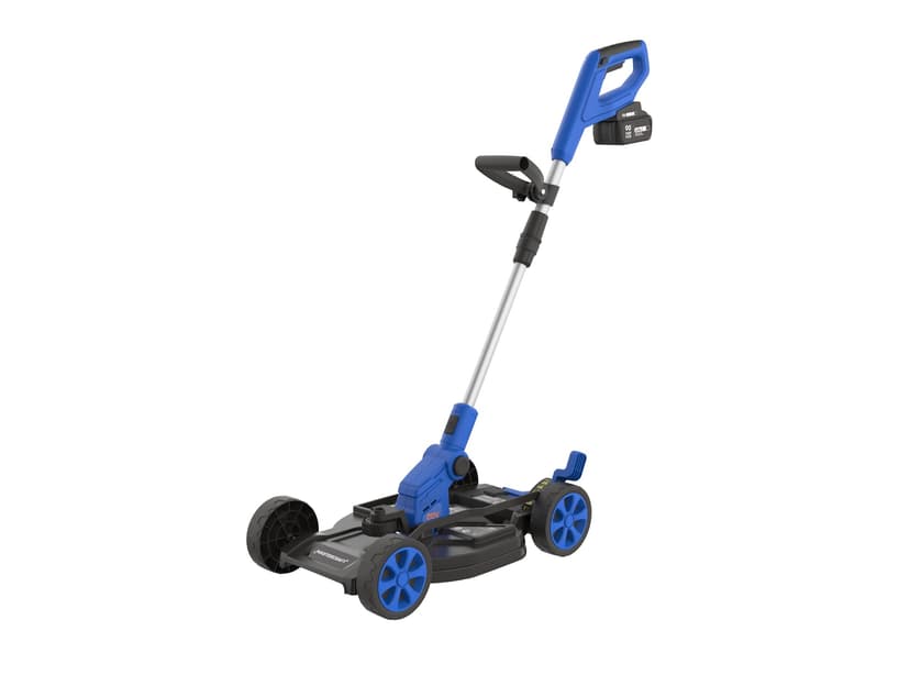Mastercraft 20V Cordless 12-in 3-in-1 Trimmer, Mower & Edger Kit, with PWR POD 4 Ah battery and Charger