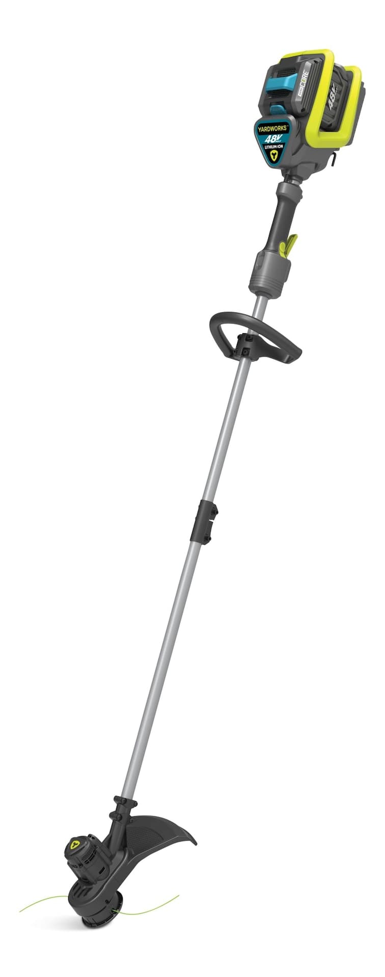 Yardworks 48V Grass Trimmer & Edger, 2Ah Battery, 13-in