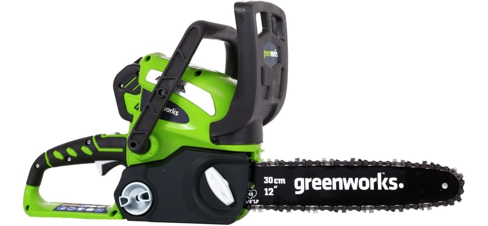 Greenworks 40 V Cordless Chainsaw Bare Tool Only, 12-in