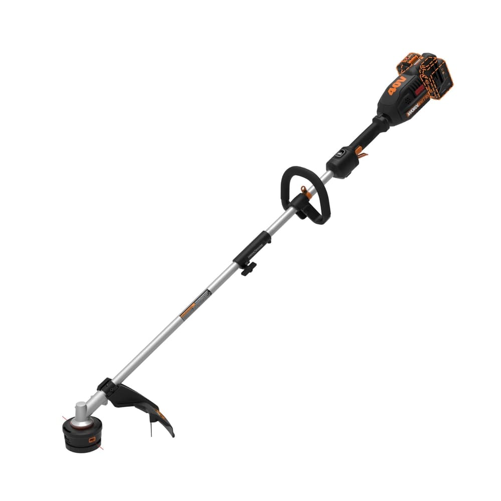 WORX WG186.9 Nitro 40V Power Share™ Cordless Attachment-Capable String Grass Trimmer, 15-in, Tool Only