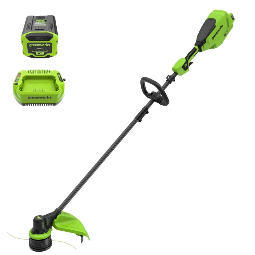 Greenworks 60V 16-in Carbon Fibre String Trimmer with 2.5Ah Battery