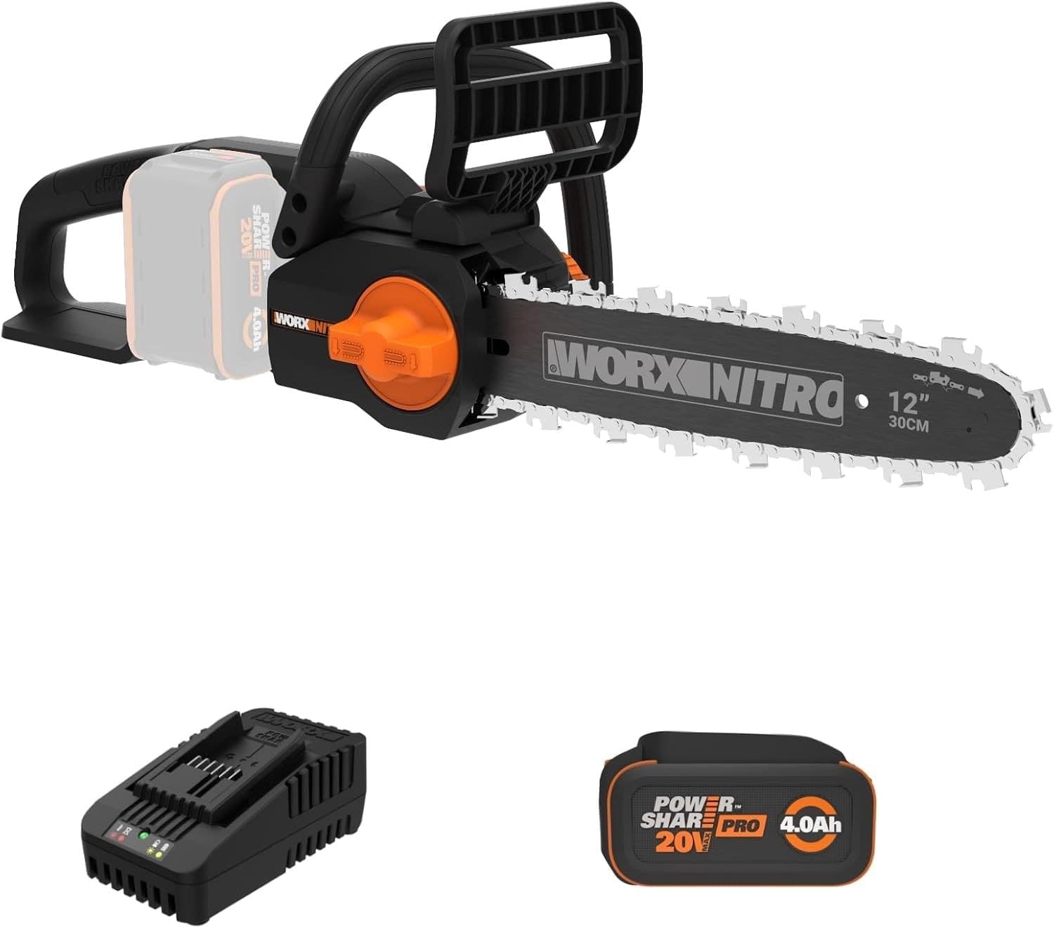 Worx 20V Power Share™ Brushless 12" Chainsaw