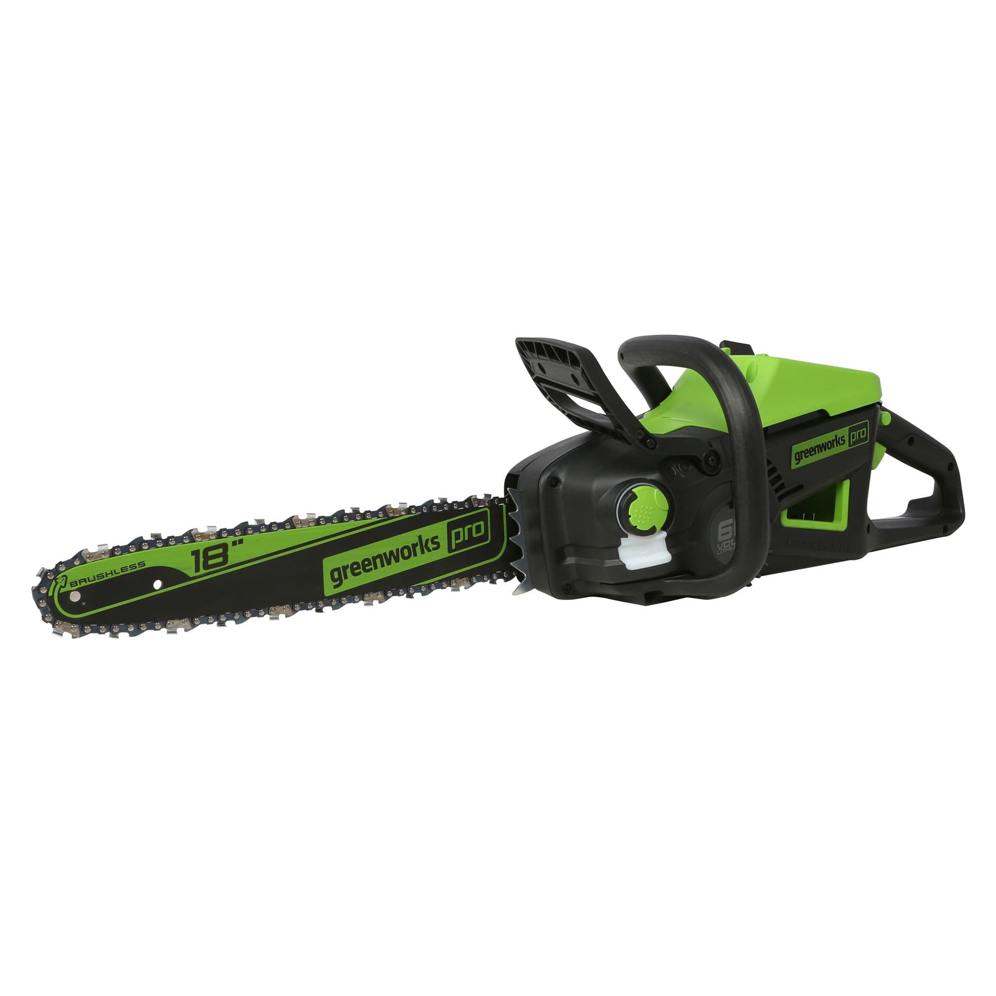 Greenworks Pro 60 V Brushless Cordless Chainsaw, Tool Only, 18-in