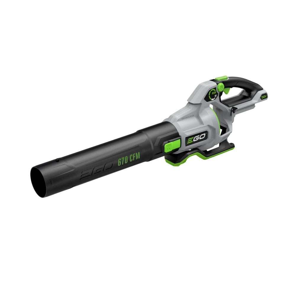 EGO POWER+ 56V Brushless Cordless 670 CFM Leaf Blower, Variable Speed, Tool Only