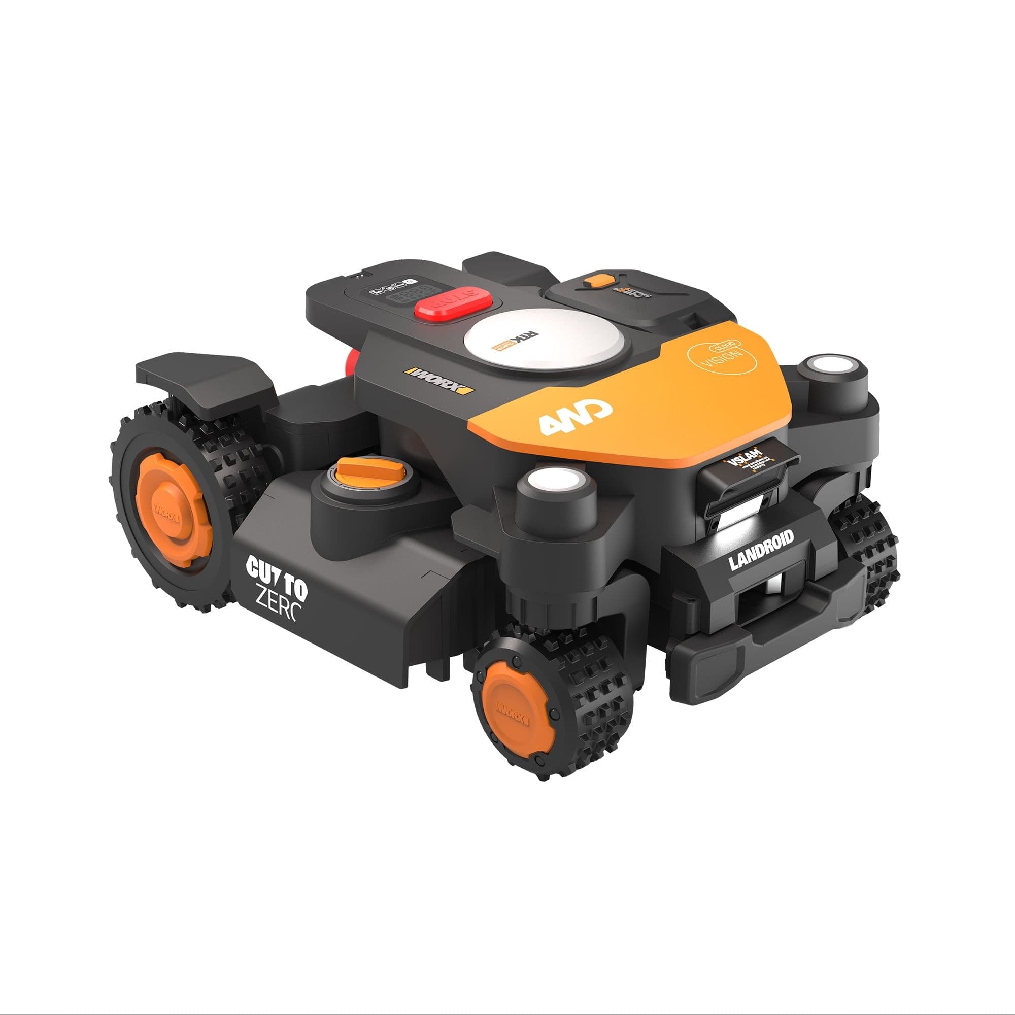 Worx Landroid Vision Cloud Robotic Mower 4WD, 1/4 Acre