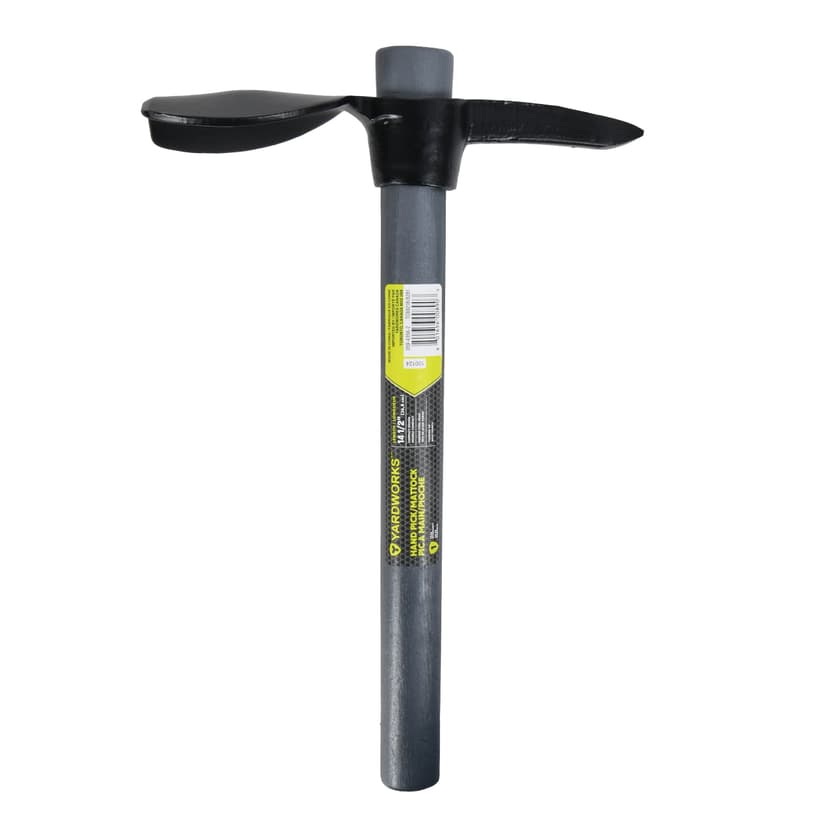 Yardworks 10-in 2.5-lb Hand Pick/Mattock, Hardwood Shaft