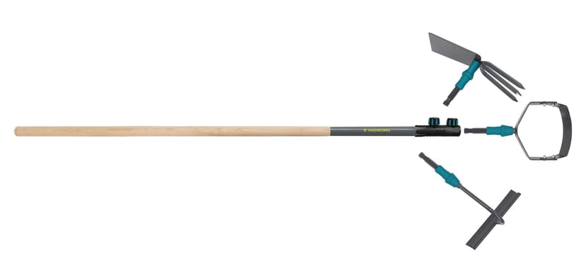 Yardworks 4-in-1 Multi Head Garden Hoe/Cultivator