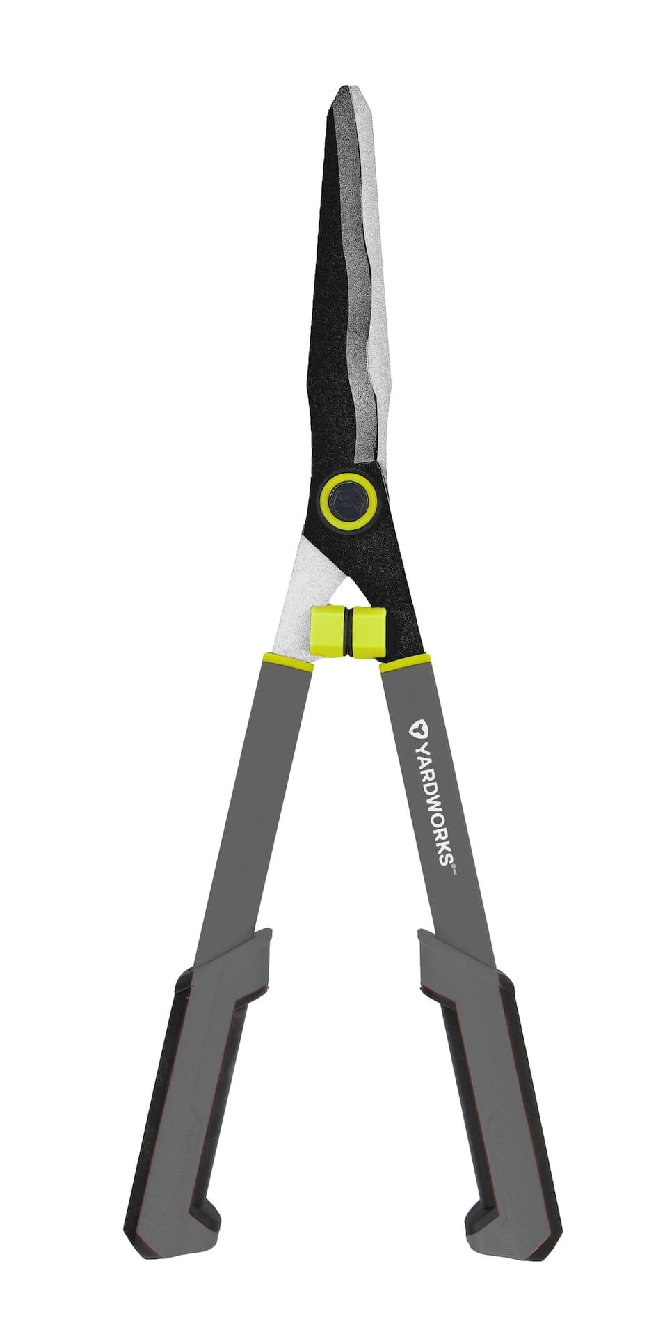 Yardworks Steel Hedge Shear with Comfort Grips, Black