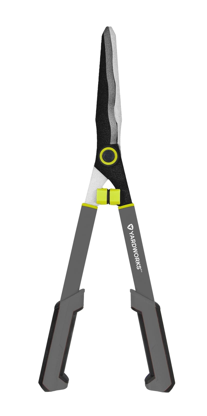 Yardworks Steel Hedge Shear with Comfort Grips, Black