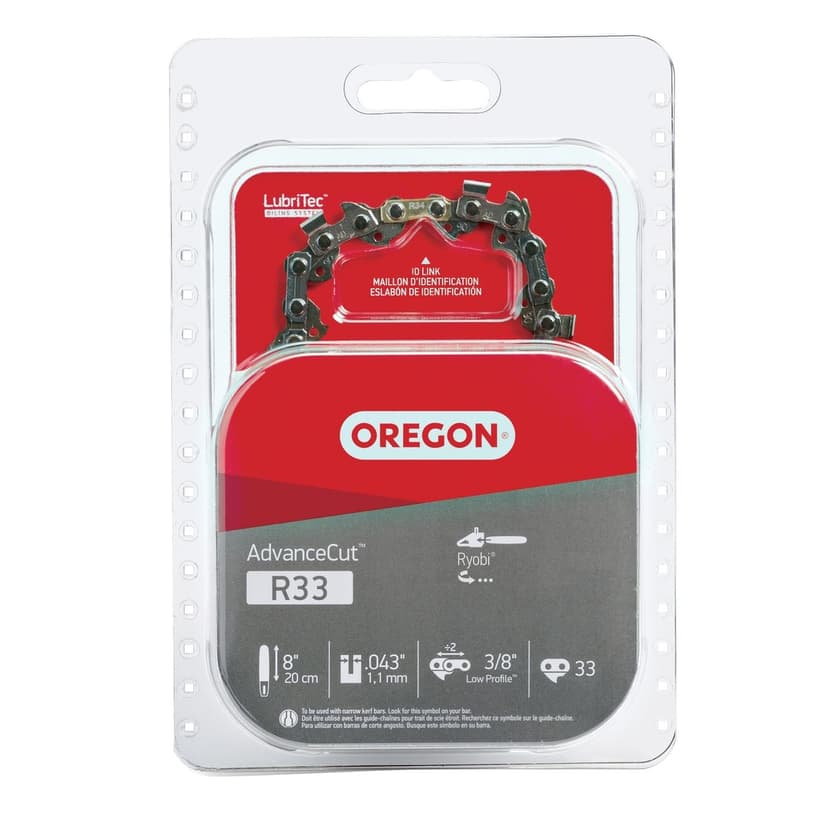 Oregon R33 Chainsaw Chain, 8-in