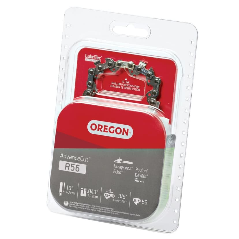 Oregon R56 AdvanceCut™ Replacement Chainsaw Chain, Fits Various Brands and Models, 16-in