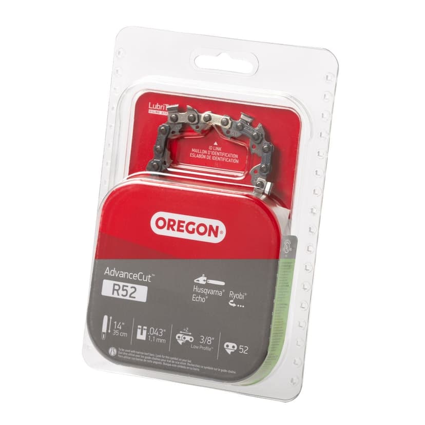 Oregon S52 AdvanceCut Chainsaw Chain, Fits Various Brands & Models, 14-in