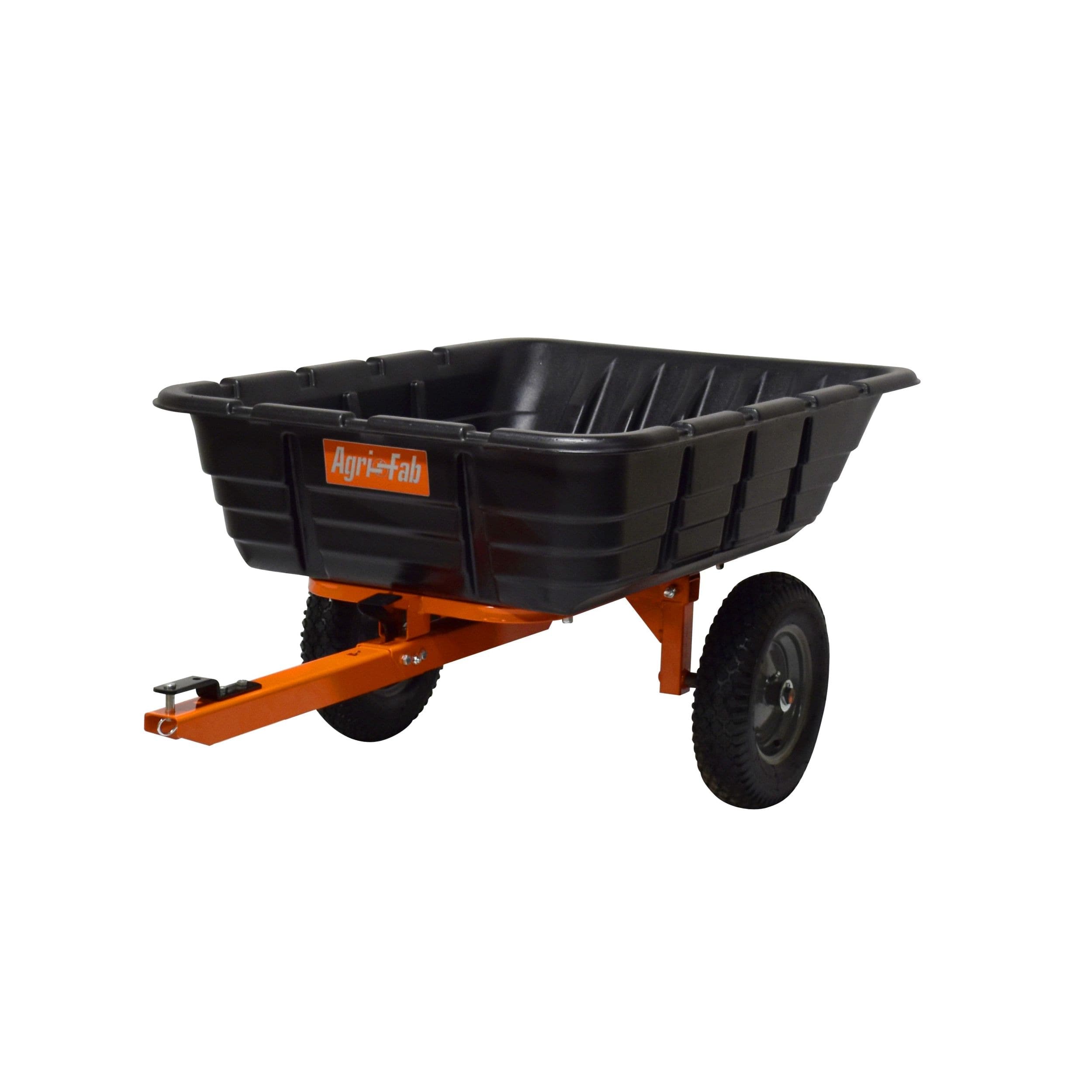 Agri-Fab 12 cu.ft Poly Bed Dump/Swivel Utility Trailer Cart, 700-lb