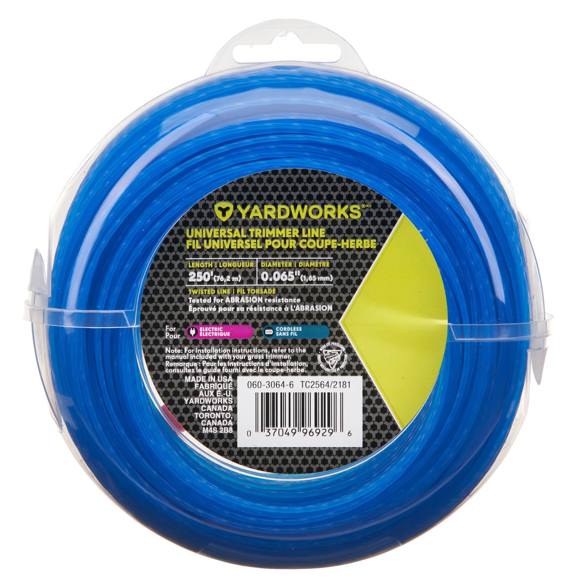 Yardworks Universal Trimmer Line, 0.065-in, Assorted